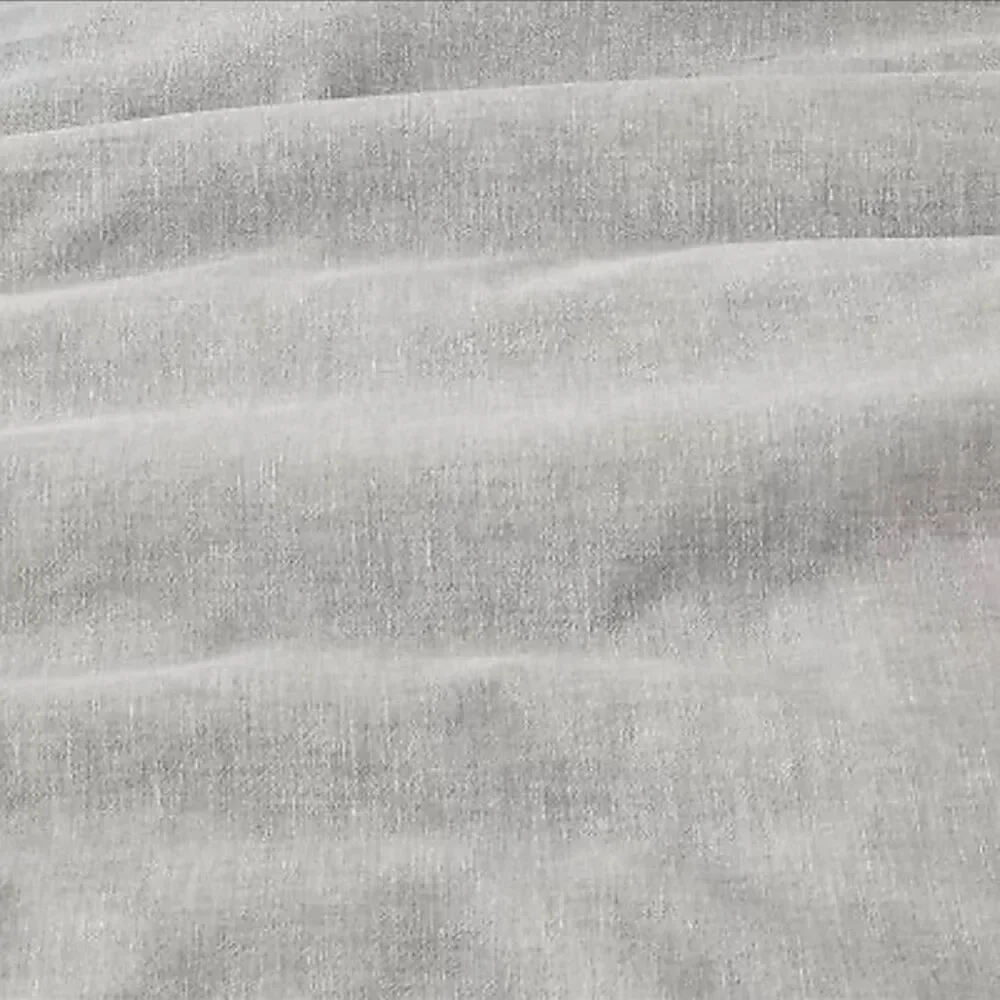 Hearth & Hand Linen Blend Jet Grey Bed Duvet Cover Set